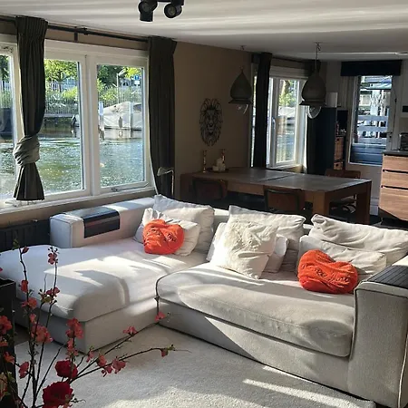 House Boat On One Of The Beautiful Canals * Amsterdam