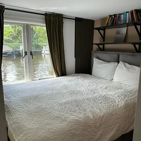 Botel House Boat On One Of The Beautiful Canals Amsterdam
